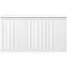 Mexen Rivel 90 cm Bathroom Cabinet with Countertop, 1 Drawer, Fluted, Matte White - 91A20-09047-1-BFC01