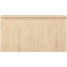 Mexen Rivel bathroom cabinet under-sink 90 cm with countertop, 1 drawer, grooved, oak - 91A20-09047-1-BFC81