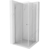 Mexen Lima Duo folding shower cubicle 90 x 90 cm, Transparent, Chrome - 856-090-090-02-00
