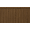 Mexen Rivel bathroom cabinet under sink 90 cm with countertop, 1 drawer, grooved, walnut - 91A20-09047-1-BFC86