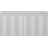 Mexen Rivel 100 cm Under-Sink Bathroom Cabinet with Counter, 1 Drawer, Fluted, Matte Gray - 91A20-10047-1-BFC62