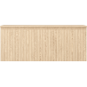 Mexen Rivel 120 cm under-sink bathroom cabinet with countertop, 1 drawer, grooved, oak - 91A20-12047-1-BFC81