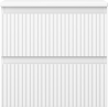 Mexen Rivel 50 cm Bathroom Cabinet with Countertop, 2 Drawers, Fluted, Matte White - 91A20-05047-2-BFFC01