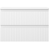 Mexen Rivel 70 cm bathroom vanity cabinet with countertop, 2 drawers, grooved, matte white - 91A20-07047-2-BFFC01