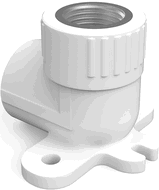 Mexen PPR Elbow with Welded Bracket for PPR Pipes 20 x 1/2 F - W97340-2012F-00