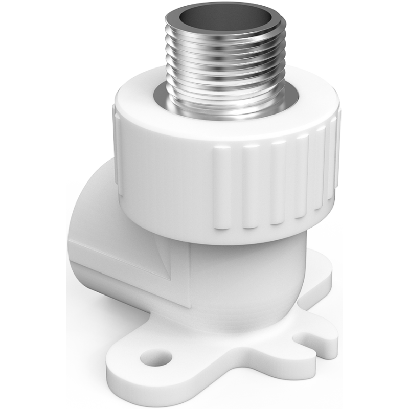 Mexen PPR welded elbow with bracket for PPR pipes 20 x 1/2 M - W97341-2012M-00