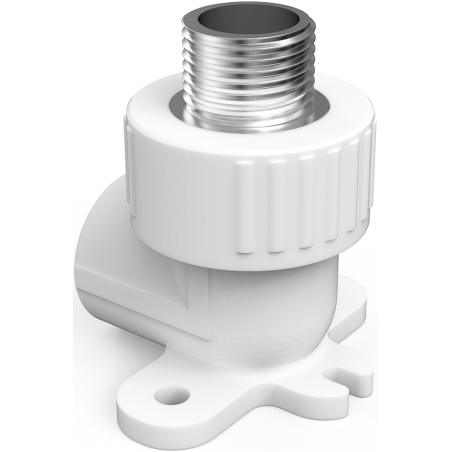 Mexen PPR welded elbow with bracket for PPR pipes 20 x 1/2 M - W97341-2012M-00