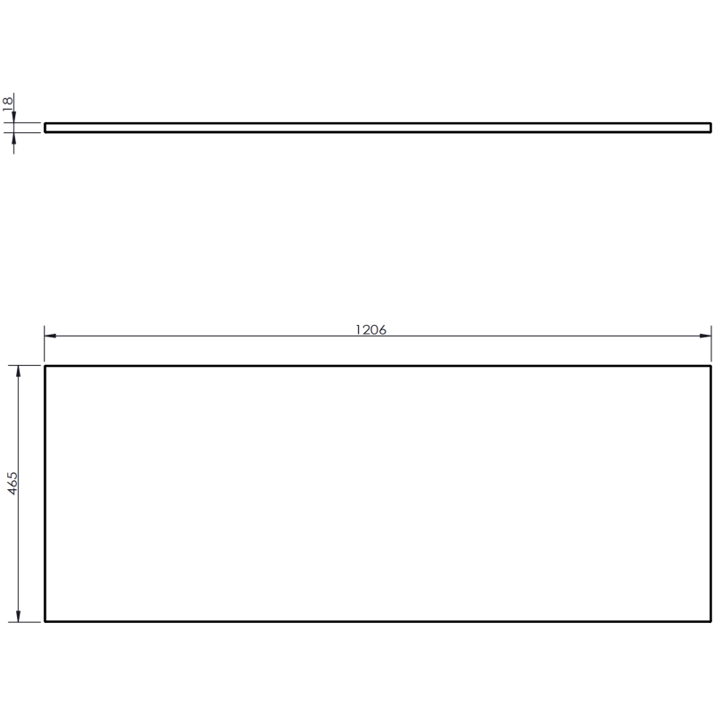 Mexen Rivel 120 cm Bathroom Cabinet with Countertop, 2 Drawers, Grooved, Matt Grey - 91A20-12047-2-BFFC62