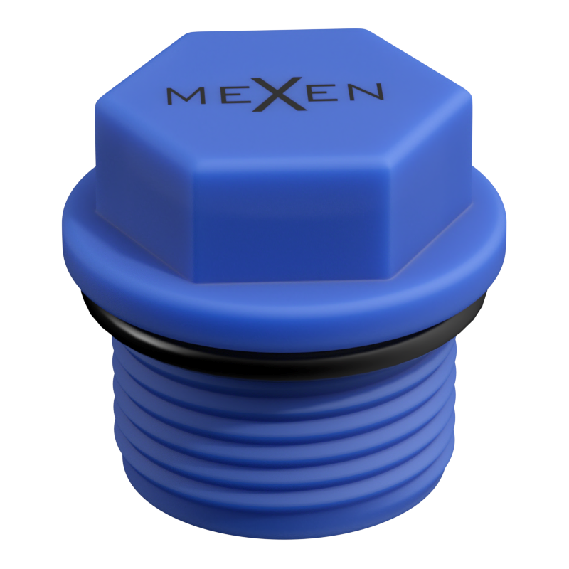 Mexen PPR short test plug 1/2 GZ blue - W97343-12-00