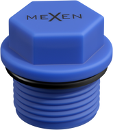 Mexen PPR short test plug 1/2 GZ blue - W97343-12-00