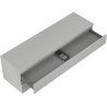 Mexen Rivel 160 cm Bathroom Cabinet with Countertop, 2 Drawers, Grooved, Matte Gray - 91A20-16047-2-BFFC62