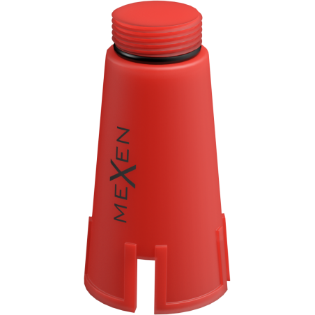 Mexen PPR long test plug 1/2 GZ red - W97344-12-01
