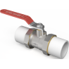 Mexen PPR ball valve with PP union connections welded for PPR pipes 50 x 50 - W97350-50-00
