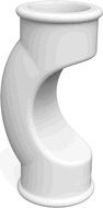 Mexen PPR short welded bypass for PPR pipes 20 x 20, PN20 - W97351-20-00