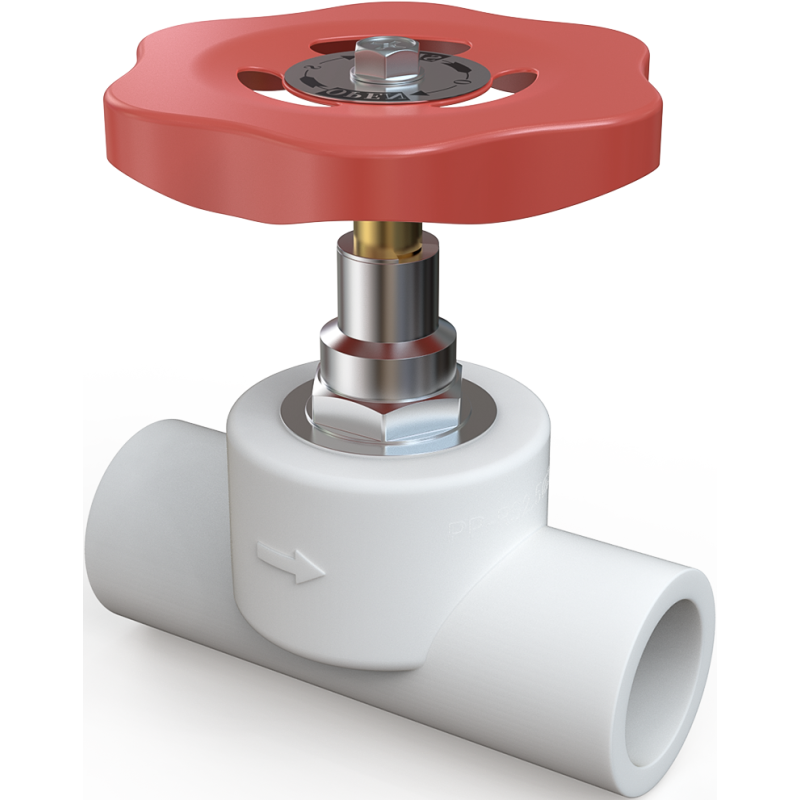 Mexen PPR welded globe valve for PPR pipes 25 x 25 - W97352-25-00