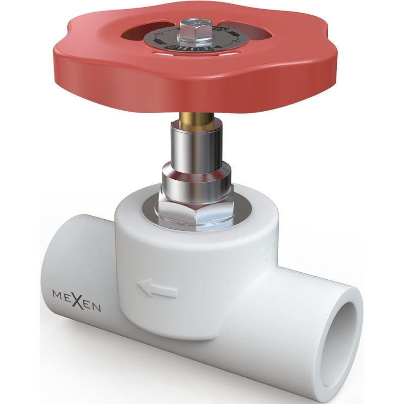 Mexen PPR welded globe valve for PPR pipes 25 x 25 - W97352-25-00