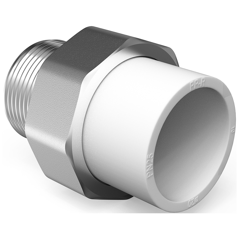 Mexen PPR Screw Welded Sleeve for PPR Pipes 50 x 6/4 M - W97356-5064M-00