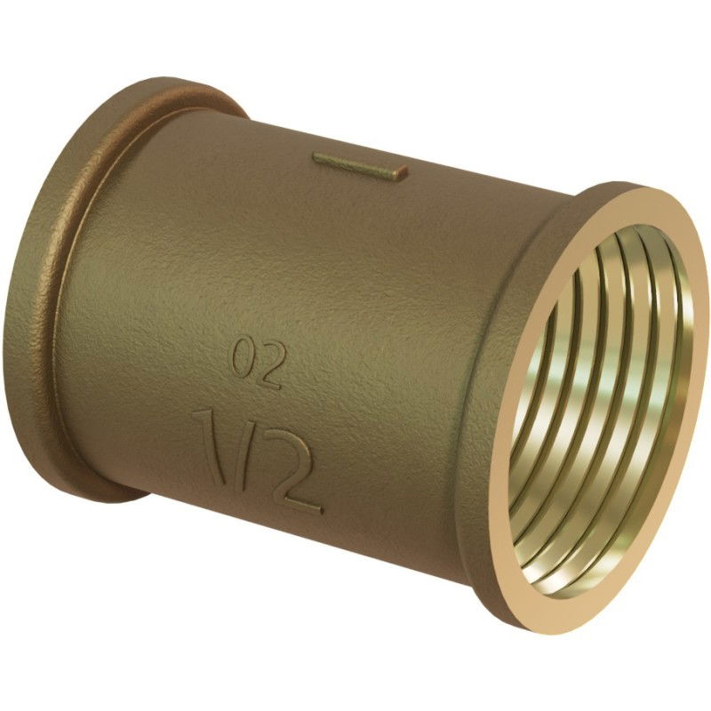 Mexen BRASS Brass Coupler 5/4'' FF x 5/4'' FF - W97401-5454
