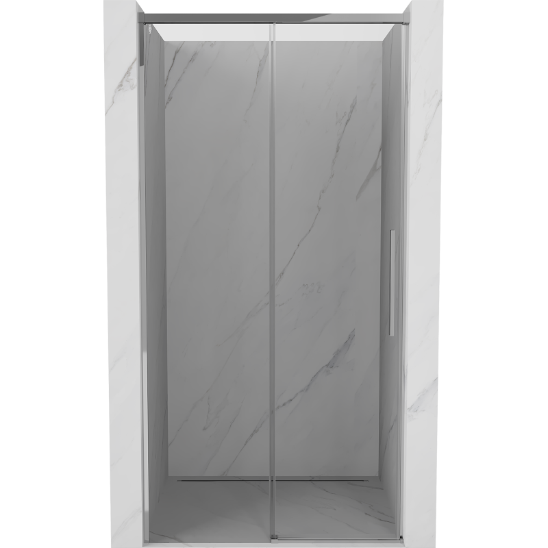 Mexen Rox sliding shower door 130 cm, transparent, chrome - 8C2-130-000-01-00