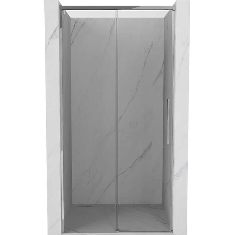 Mexen Rox sliding shower door 135 cm, transparent, chrome - 8C2-135-000-01-00