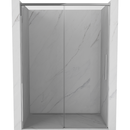 Mexen Rox sliding shower door 140 cm, transparent, chrome - 8C2-140-000-01-00