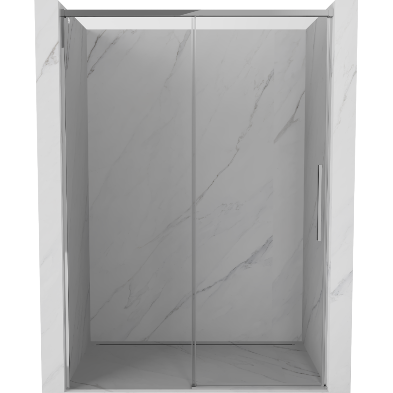 Mexen Rox sliding shower door 145 cm, transparent, chrome - 8C2-145-000-01-00