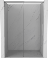 Mexen Rox sliding shower door 155 cm, transparent, chrome - 8C2-155-000-01-00