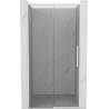Mexen Rox sliding shower doors 135 cm, transparent, white - 8C2-135-000-20-00