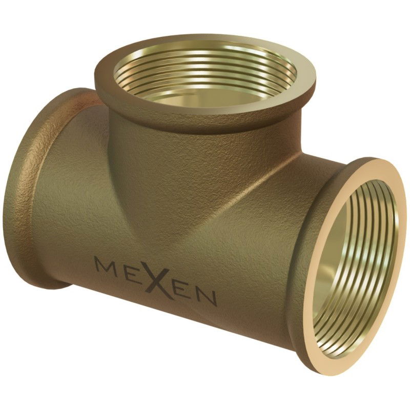 Mexen BRASS brass tee 1/2 FF x 1/2 FF x 1/2 FF - W97403-121212