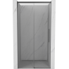 Mexen Rox sliding shower door 125 cm, transparent, gun metal - 8C2-125-000-95-00