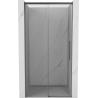 Mexen Rox 130 cm Sliding Shower Door, Transparent, Gun Metal - 8C2-130-000-95-00