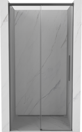 Mexen Rox 130 cm Sliding Shower Door, Transparent, Gun Metal - 8C2-130-000-95-00
