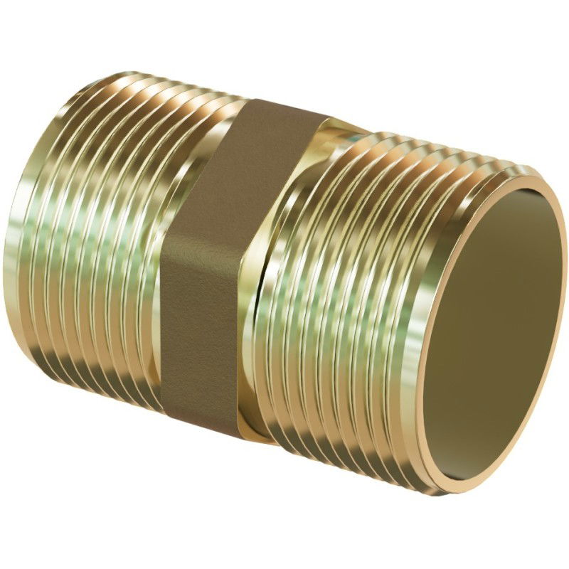 Mexen BRASS brass nipple 5/4 M x 5/4 M - W97404-5454