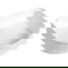 Mexen Grovo countertop fluted sink 40 x 35 cm, white - 22304000
