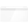 Mexen Orio bathroom cabinet 50 cm with sink Otis, 1 drawer, white gloss - 91A10-05023-1-BF00-W18M00