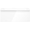 Mexen Orio 60 cm Bathroom Cabinet with Otis Sink, 1 Drawer, White Gloss - 91A10-06023-1-BF00-W18M00