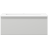 Mexen Orio bathroom cabinet 60 cm with Otis sink, 1 drawer, gray matte/white matte - 91A10-06023-1-BF62-W18M01