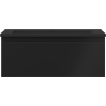 Mexen Orio bathroom cabinet 60 cm with Otis sink, 1 drawer, black matte - 91A10-06023-1-BF71-W18M71
