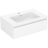 Mexen Orio bathroom cabinet 70 cm with Otis sink, 1 drawer, white matte - 91A10-07023-1-BF01-W18M01