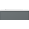 Mexen Orio bathroom cabinet 70 cm with Otis sink, 1 drawer, matte graphite/white matte - 91A10-07023-1-BF66-W18M01