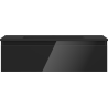 Mexen Orio bathroom cabinet 80 cm with Otis washbasin, 1 drawer, black gloss/black matte - 91A10-08023-1-BF70-W18M71