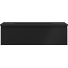Mexen Orio bathroom cabinet 80 cm with Otis sink, 1 drawer, black matte - 91A10-08023-1-BF71-W18M71