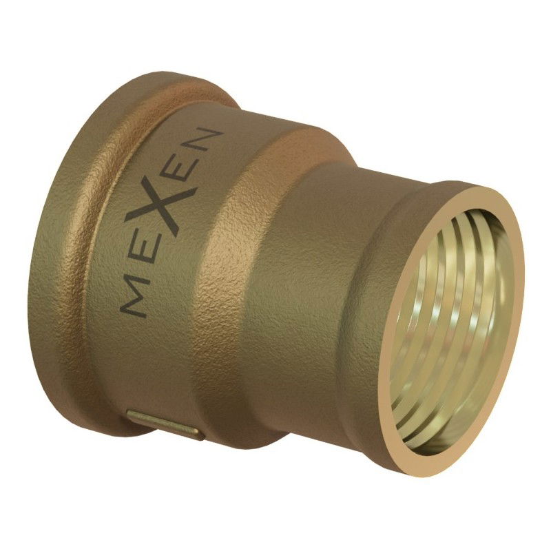 Mexen BRASS brass reducing coupling 6/4 F x 1/2 F - W97406-6412
