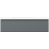 Mexen Orio bathroom cabinet 90 cm with Otis sink, 1 drawer, matt graphite/matt white - 91A10-09023-1-BF66-W18M01