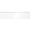 Mexen Orio bathroom cabinet 100 cm with Otis sink, 1 drawer, white gloss - 91A10-10023-1-BF00-W18M00