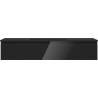 Mexen Orio 120 cm bathroom cabinet with Otis sink, 1 drawer, black gloss/black matte - 91A10-12023-1-BF70-W18M71