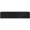 Mexen Orio bathroom cabinet 120 cm with Otis sink, 1 drawer, black matte - 91A10-12023-1-BF71-W18M71