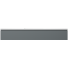 Mexen Orio Bathroom Cabinet 160 cm with Otis Sink, 1 Drawer, Graphite Matte/White Matte - 91A10-16023-1-BF66-W18M01