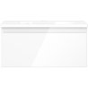 Mexen Orio bathroom cabinet 50 cm with Vela washbasin, 1 drawer, white gloss - 91A10-05023-1-BF00-W23M00