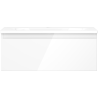 Mexen Orio 60 cm Bathroom Cabinet with Vela Sink, 1 Drawer, White Gloss - 91A10-06023-1-BF00-W23M00